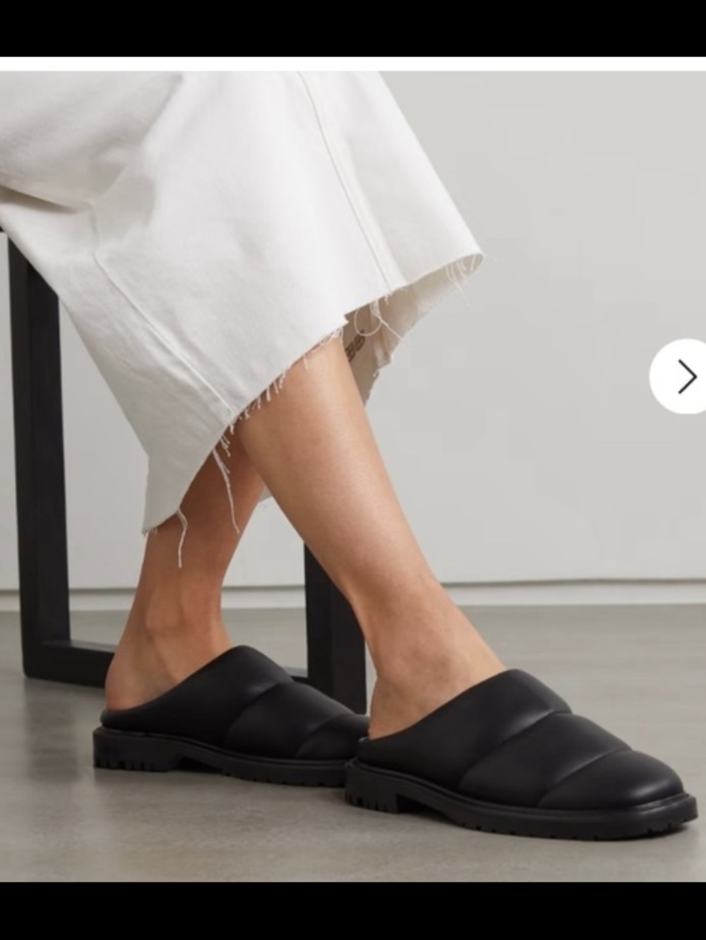 STAUD Black Astronaut Mule Sz 37